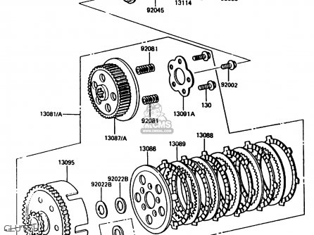 CLUTCH - KX80-G2 1987 AL UR