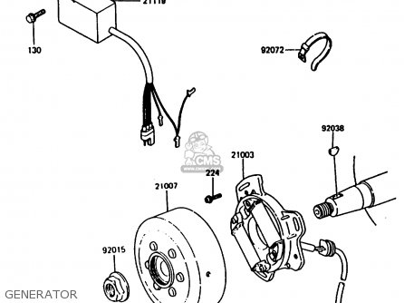 GENERATOR - KX80-G2 1987 AL UR