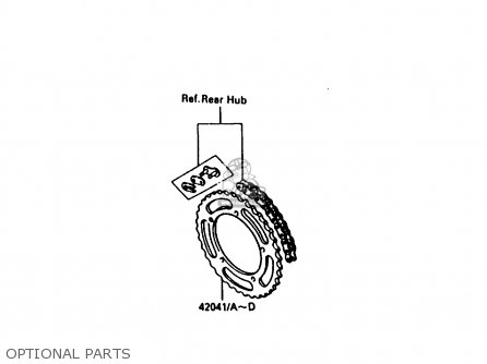 OPTIONAL PARTS - KX80-G2 1987 AL UR