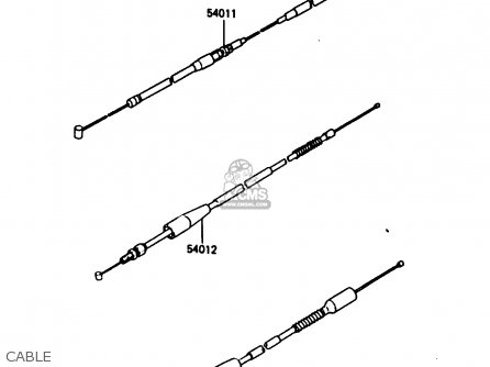 CABLE - KX80-G2 1987 AL UR