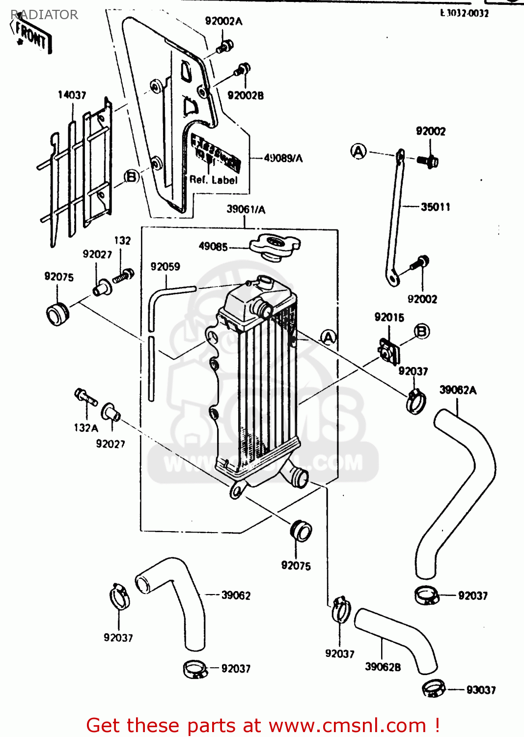 RADIATOR KX80-H1 1986 WEST GERMANY