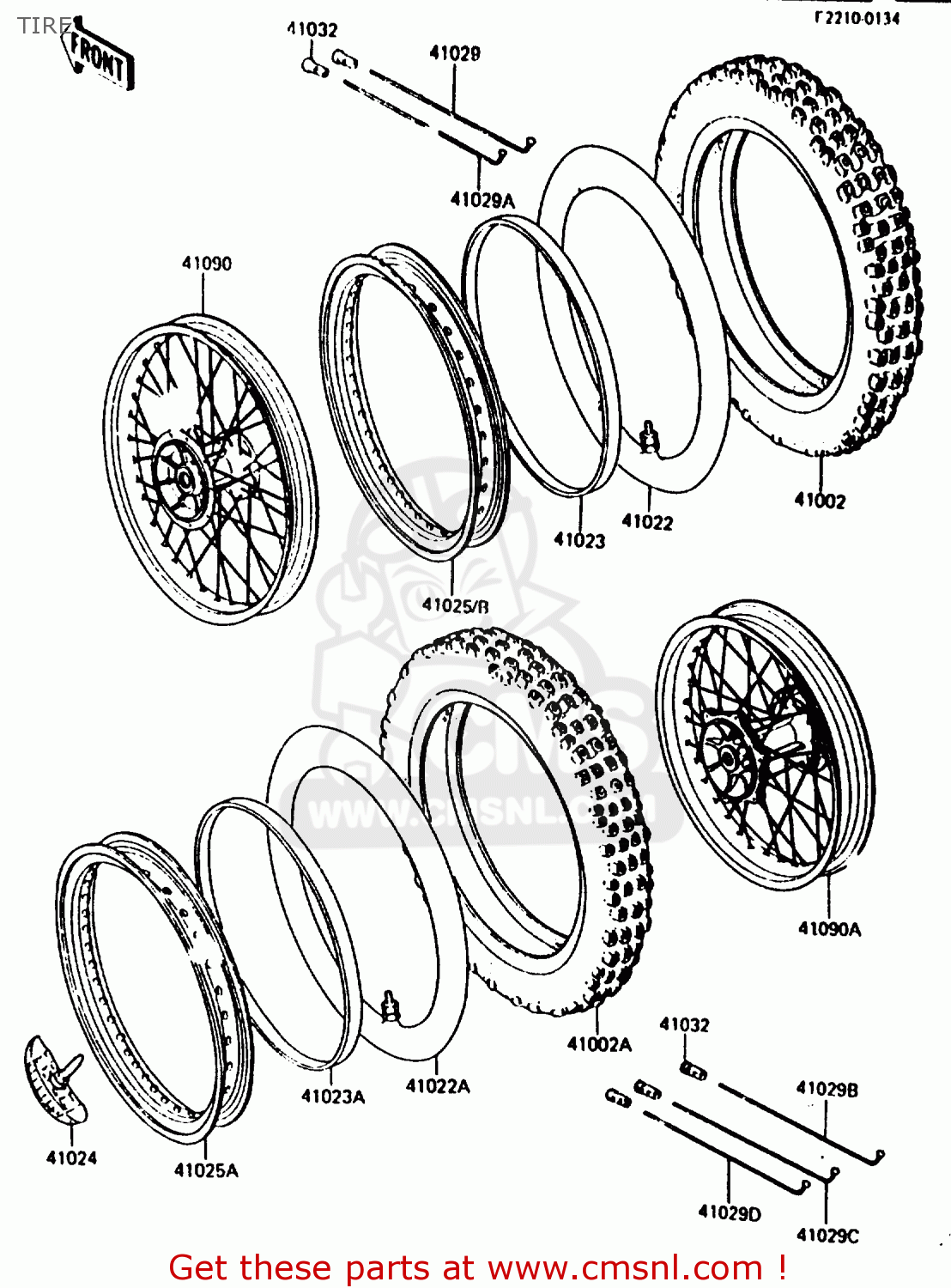 TIRE KX80-H1 1986 WEST GERMANY