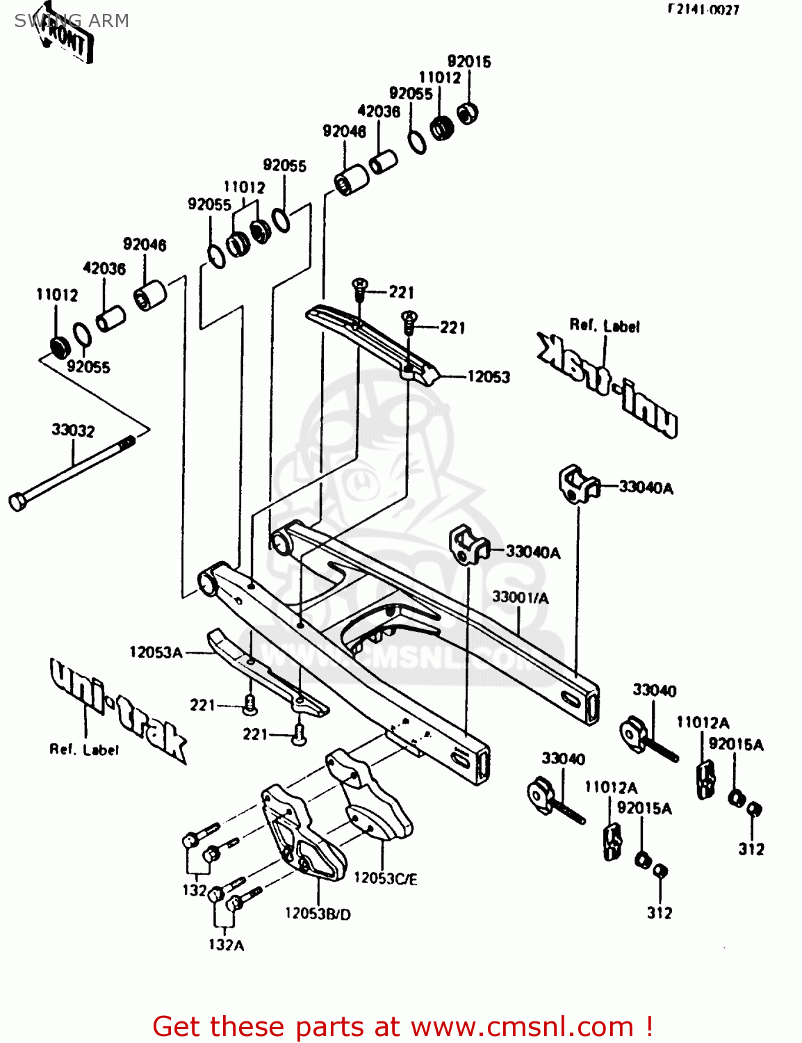 SWING ARM KX80-H1 1986 WEST GERMANY
