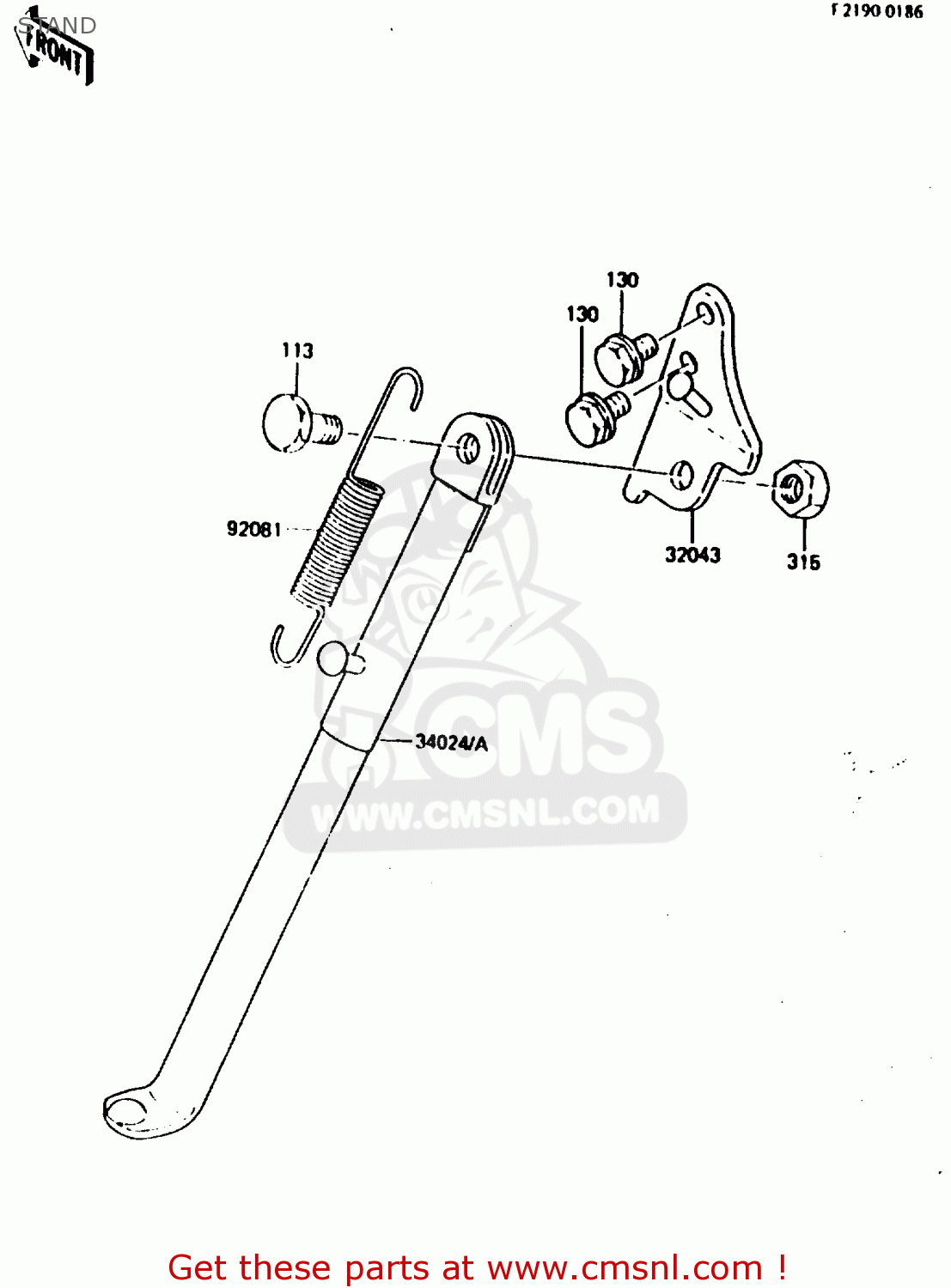 STAND KX80-H1 1986 WEST GERMANY