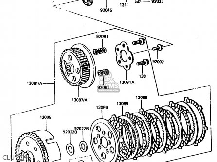 CLUTCH - KX80-H1 1986 WEST GERMANY