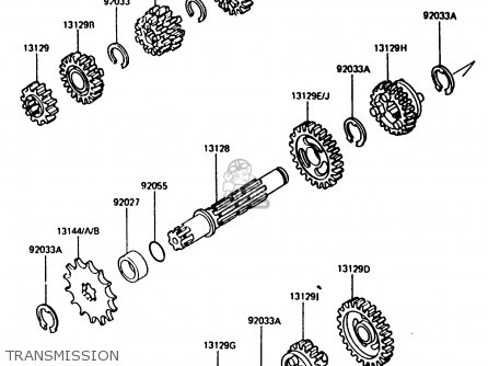 TRANSMISSION - KX80-H1 1986 WEST GERMANY