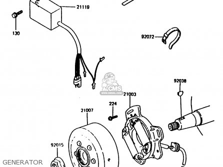 GENERATOR - KX80-H1 1986 WEST GERMANY