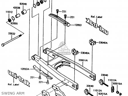 SWING ARM - KX80-H1 1986 WEST GERMANY