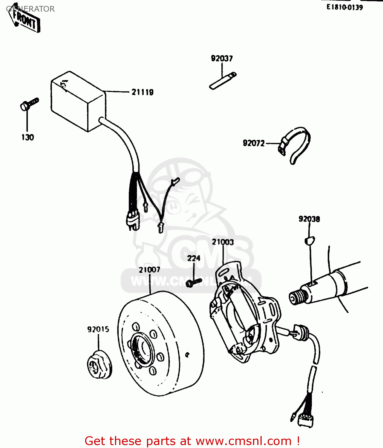 GENERATOR KX80-H2 1987 WEST GERMANY