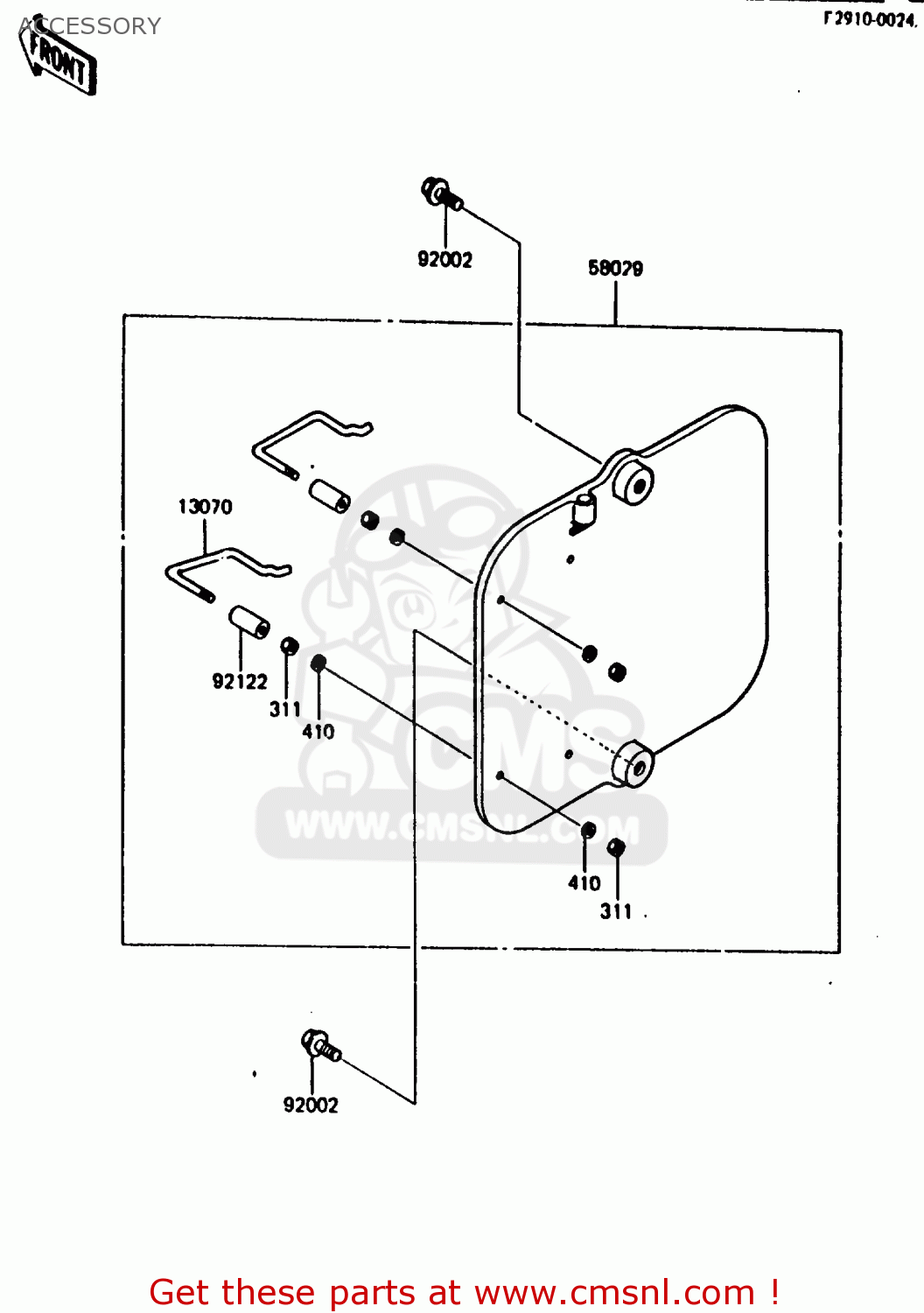 ACCESSORY KX80-H2 1987 WEST GERMANY