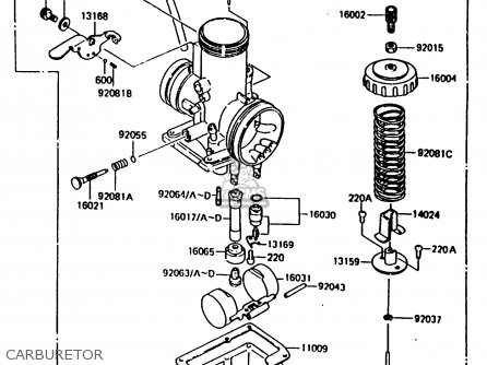 CARBURETOR - KX80-H2 1987 WEST GERMANY