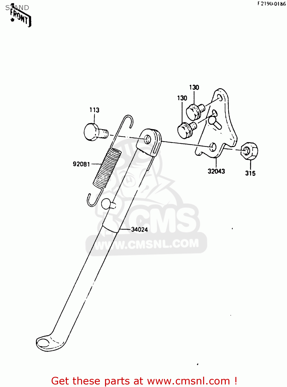 STAND KX80-J1 1986 UNITED KINGDOM AL