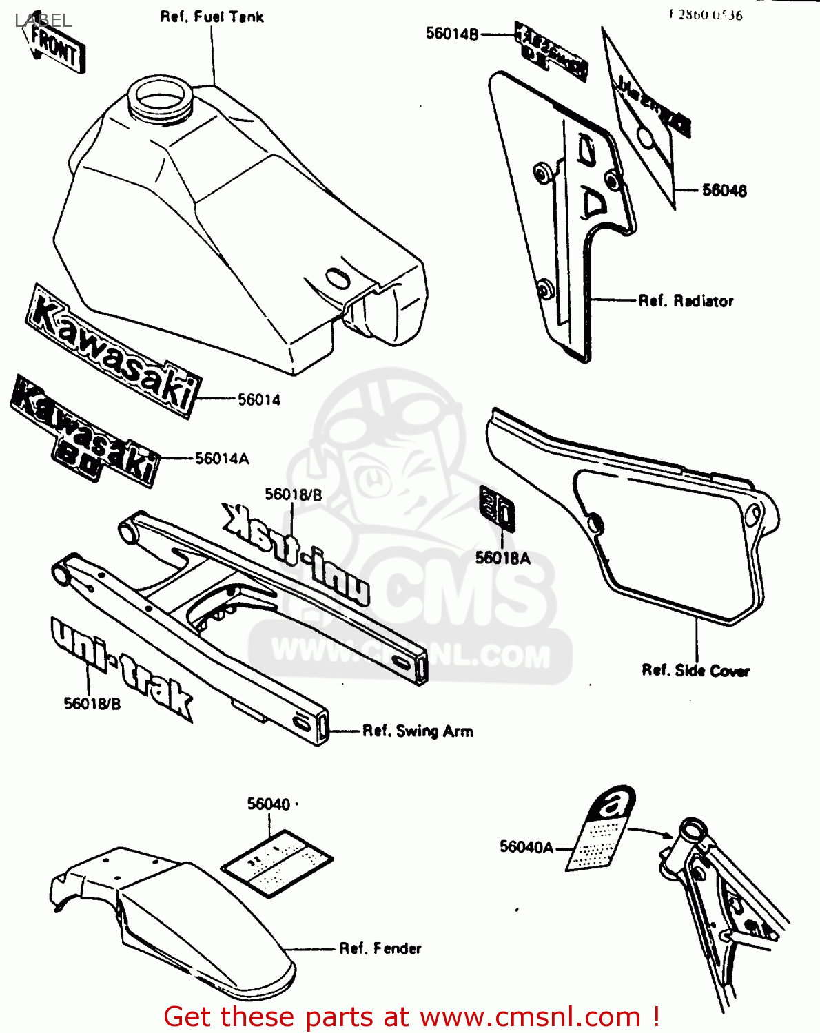 LABEL KX80-J1 1986 UNITED KINGDOM AL
