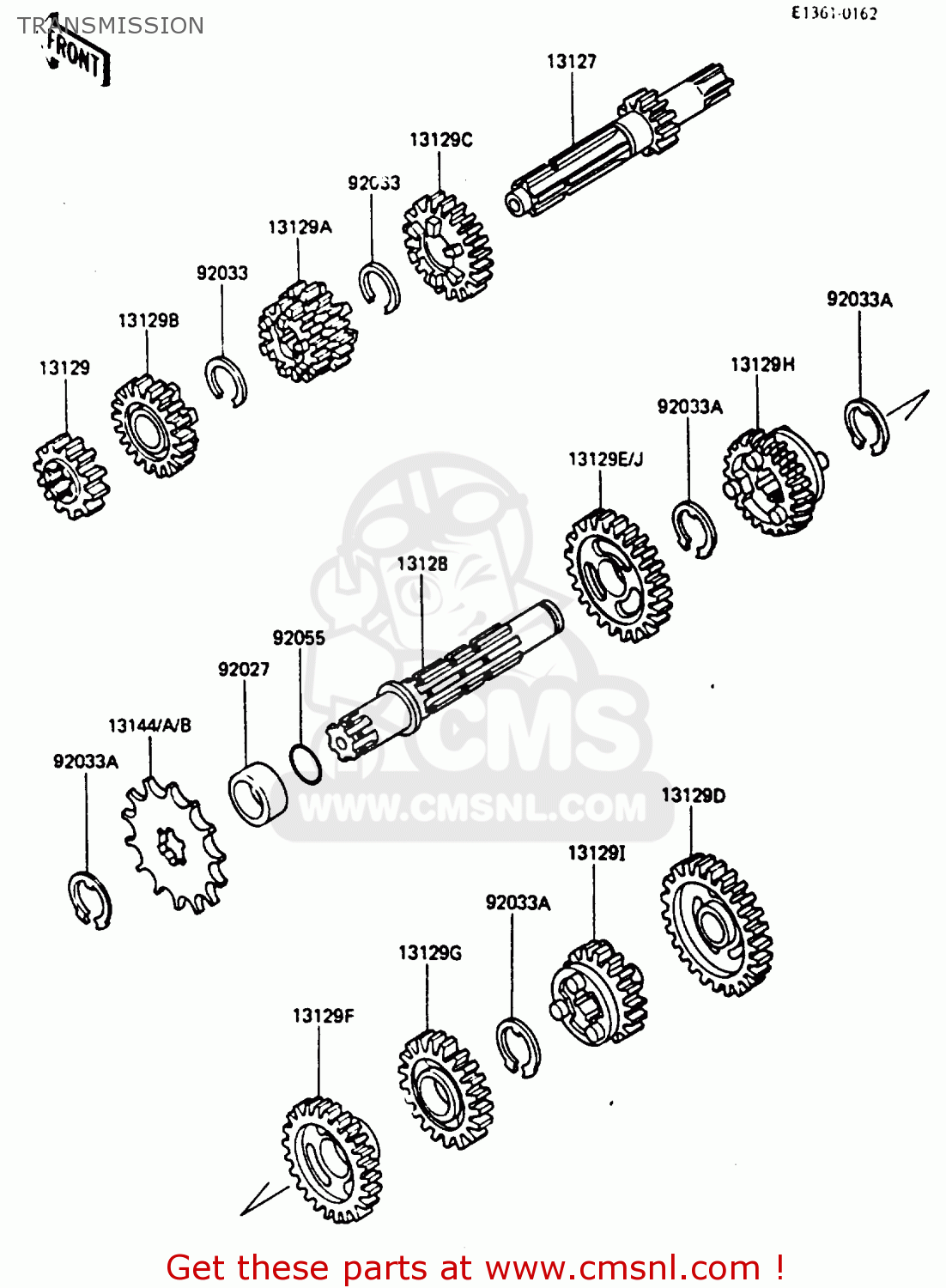 TRANSMISSION KX80-J2 1987 UNITED KINGDOM