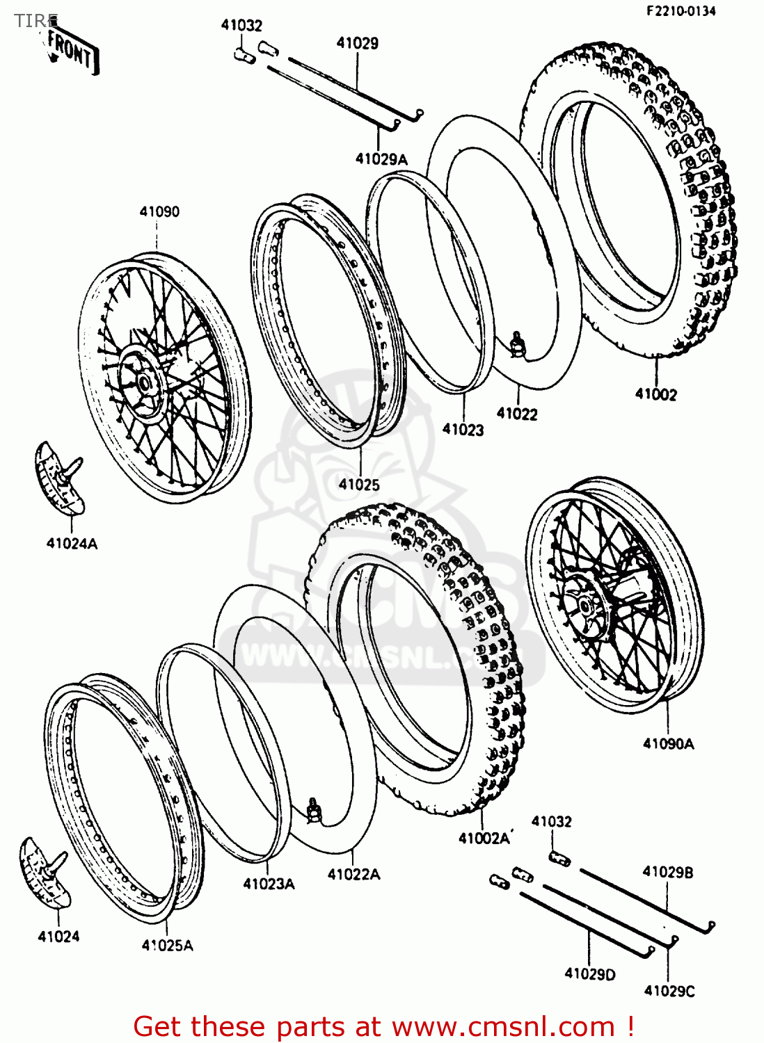 TIRE KX80-J2 1987 UNITED KINGDOM