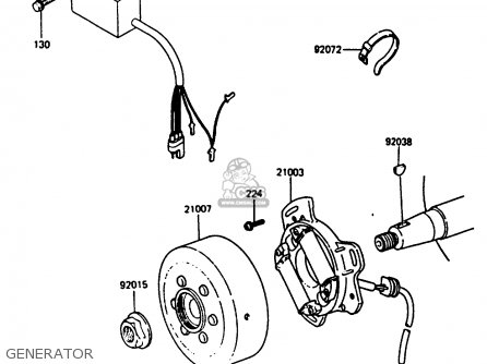 GENERATOR - KX80-J2 1987 UNITED KINGDOM