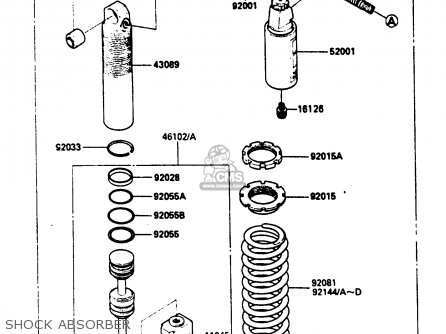 SHOCK ABSORBER - KX80-J2 1987 UNITED KINGDOM