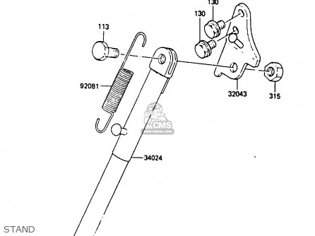 STAND - KX80-J2 1987 UNITED KINGDOM