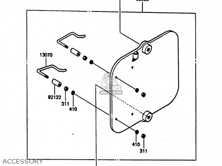 ACCESSORY - KX80-J2 1987 UNITED KINGDOM