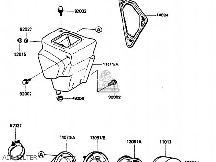 AIR FILTER - KX80-K1 1986