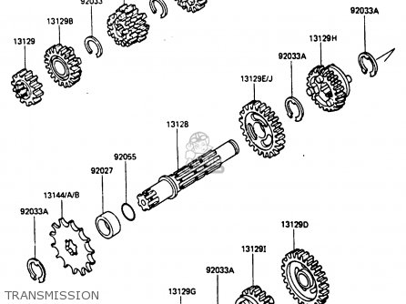 TRANSMISSION - KX80-K1 1986