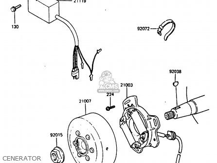 CENERATOR - KX80-K1 1986