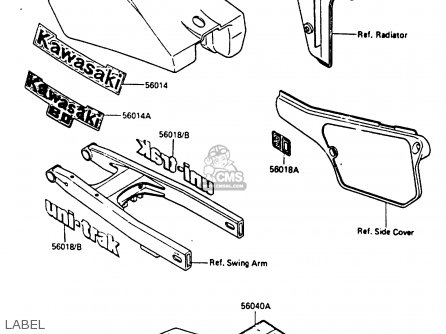 LABEL - KX80-K1 1986