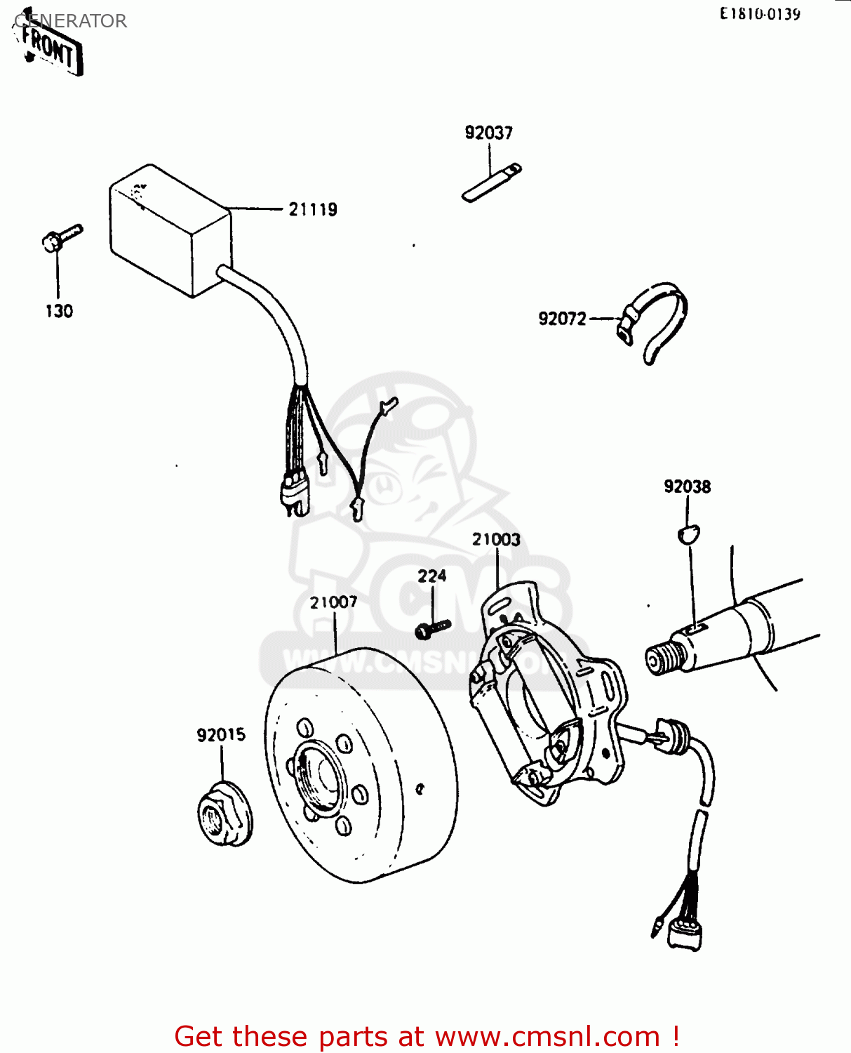 CENERATOR KX80-K2 1987 WEST GERMANY