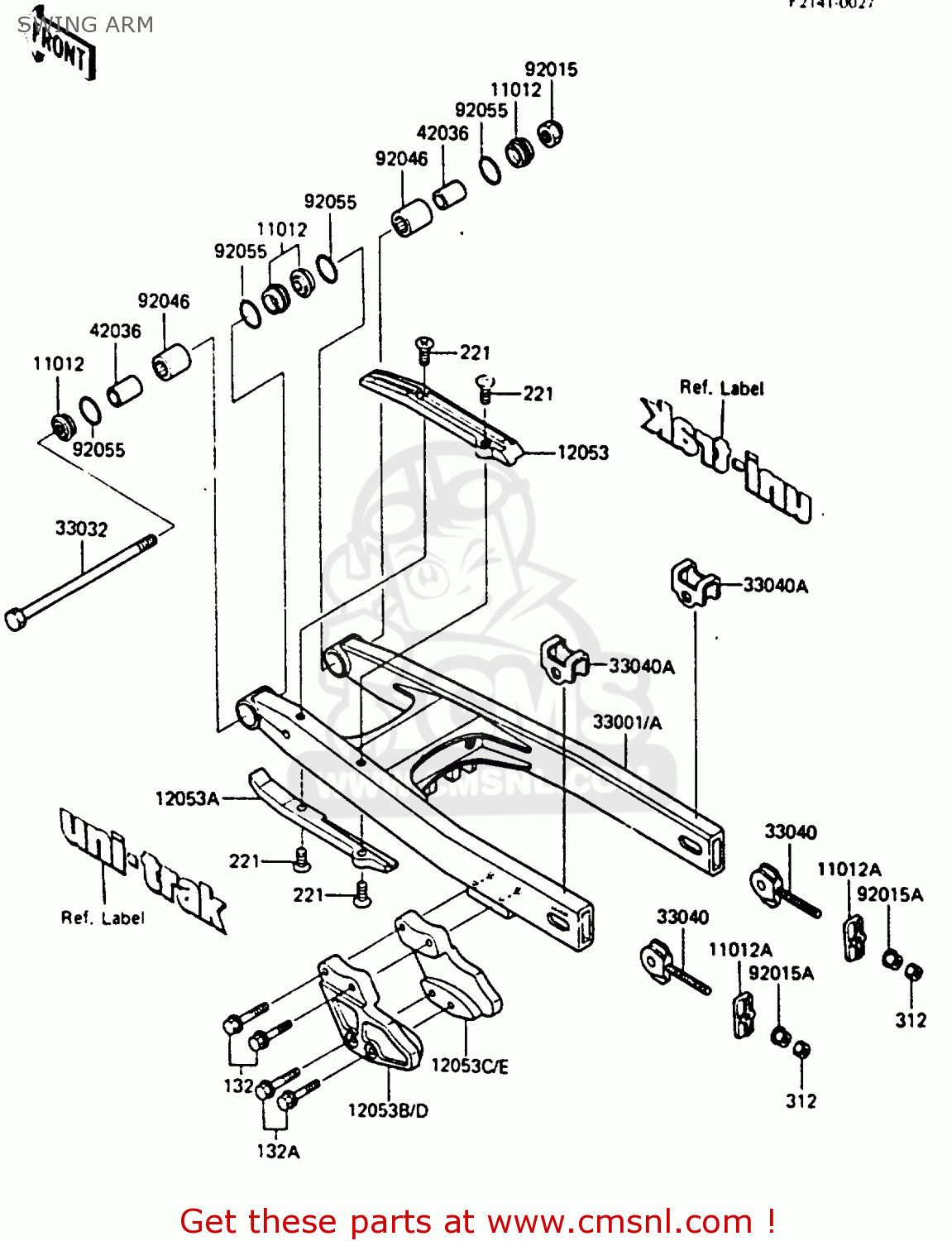 SWING ARM KX80-K2 1987 WEST GERMANY