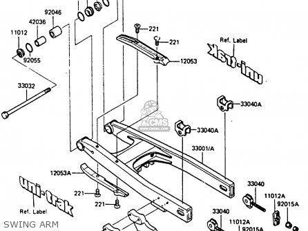 SWING ARM - KX80-K2 1987 WEST GERMANY