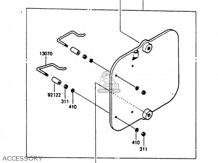 ACCESSORY - KX80-K2 1987 WEST GERMANY