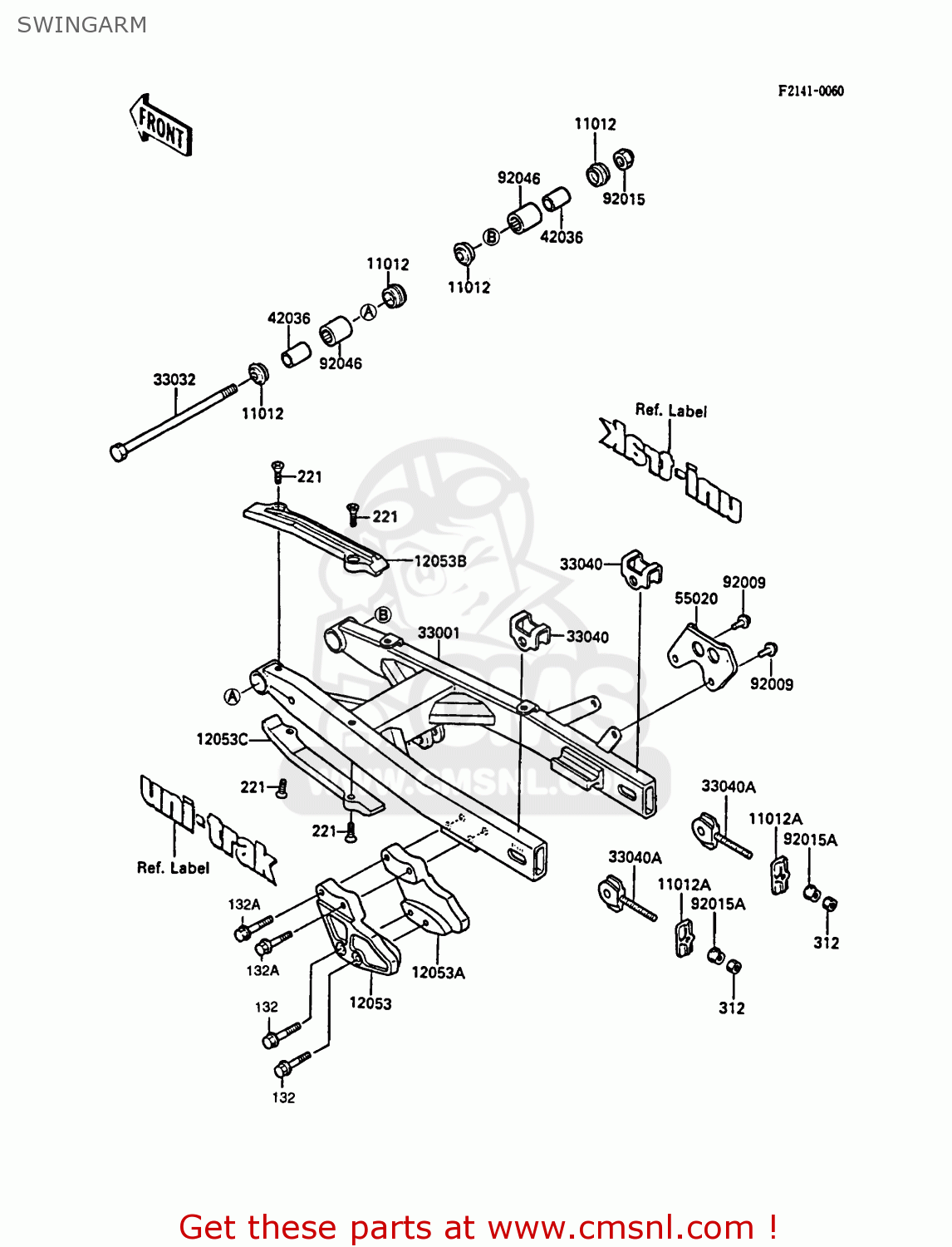 SWINGARM KX80-L1 1988 UNITED KINGDOM AL