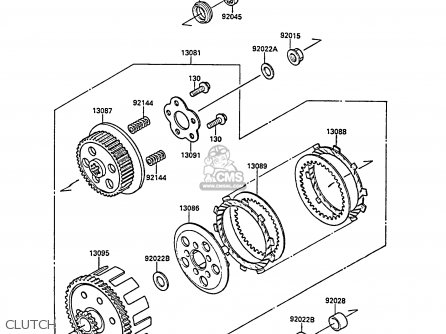 CLUTCH - KX80-L1 1988 UNITED KINGDOM AL