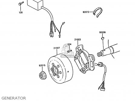 GENERATOR - KX80-L1 1988 UNITED KINGDOM AL