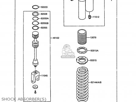 SHOCK ABSORBER(S) - KX80-L1 1988 UNITED KINGDOM AL