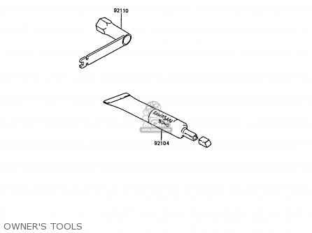 OWNER'S TOOLS - KX80-L1 1988 UNITED KINGDOM AL