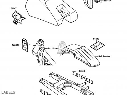LABELS - KX80-L1 1988 UNITED KINGDOM AL