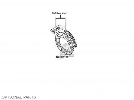 OPTIONAL PARTS - KX80-L1 1988 UNITED KINGDOM AL
