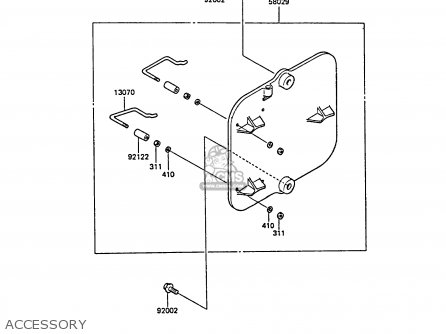 ACCESSORY - KX80-L1 1988 UNITED KINGDOM AL