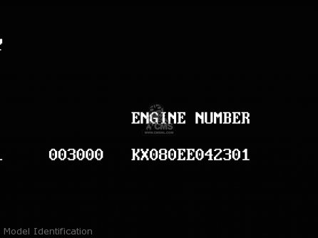 Model Identification - KX80-L1 1988 UNITED KINGDOM AL