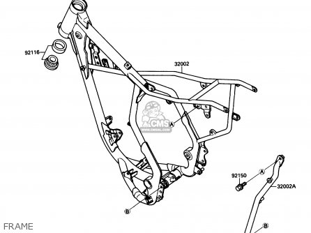 FRAME - KX80-L1 1988 USA CANADA