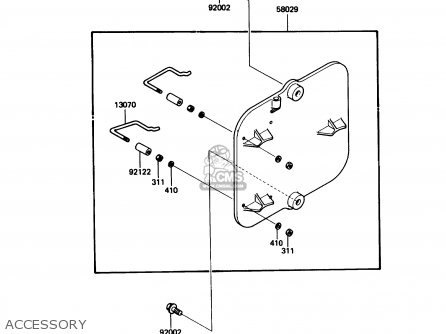 ACCESSORY - KX80-L1 1988 USA CANADA