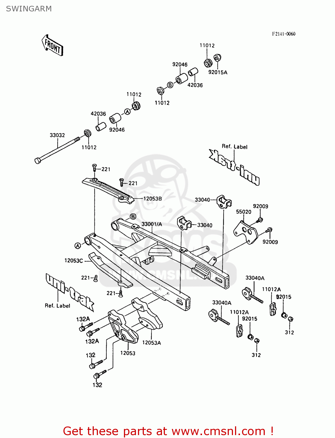 SWINGARM KX80-L2 1989 UNITED KINGDOM AL