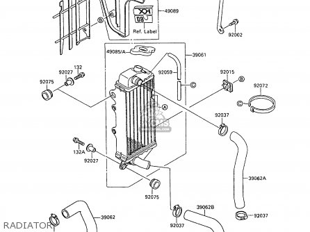 RADIATOR - KX80-L2 1989 UNITED KINGDOM AL