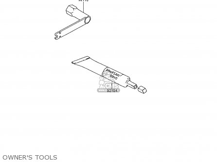 OWNER'S TOOLS - KX80-L2 1989 UNITED KINGDOM AL