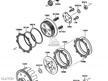 CLUTCH - KX80-L2 1989 USA CANADA