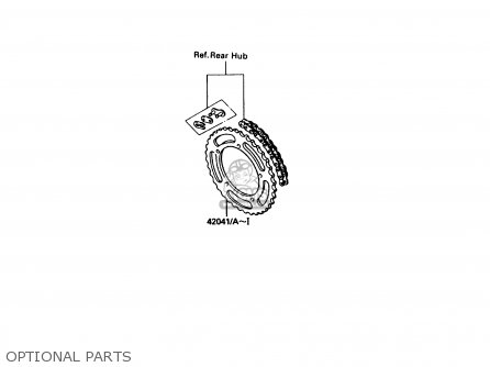 OPTIONAL PARTS - KX80-L2 1989 USA CANADA