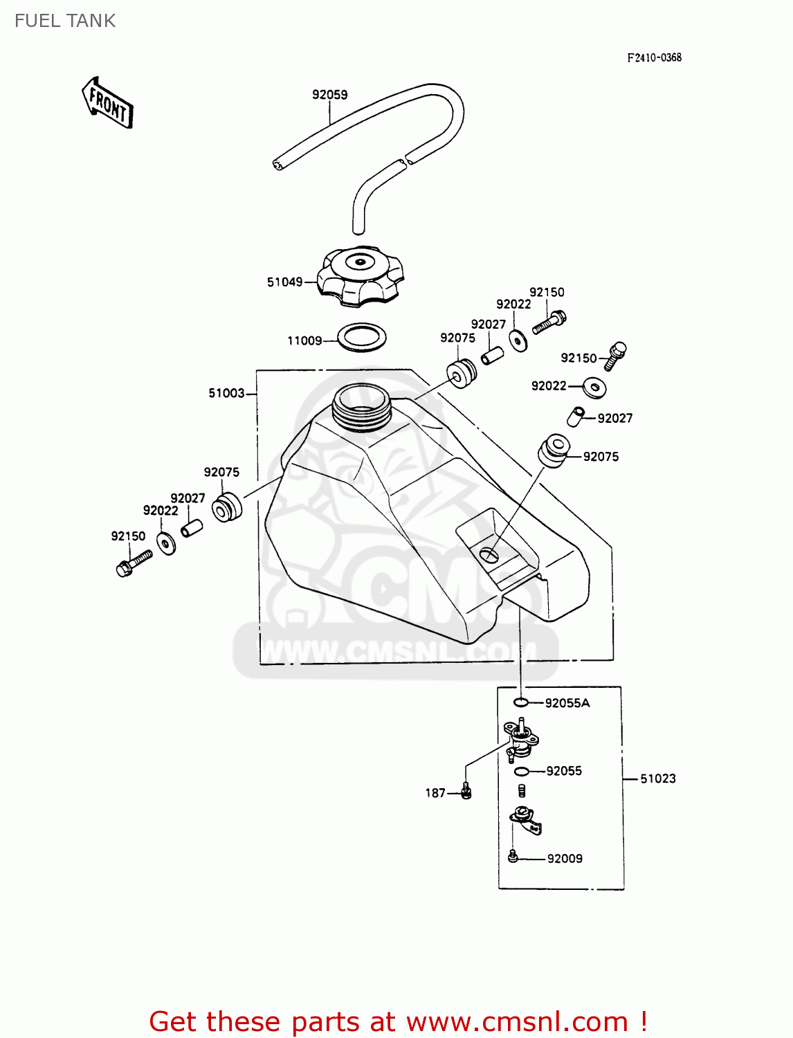 FUEL TANK KX80-L3 1990 UNITED KINGDOM AL