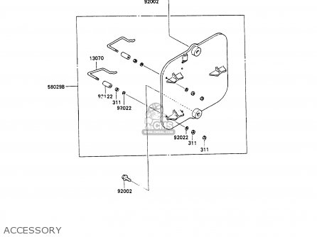 ACCESSORY - KX80-L3 1990 UNITED KINGDOM AL