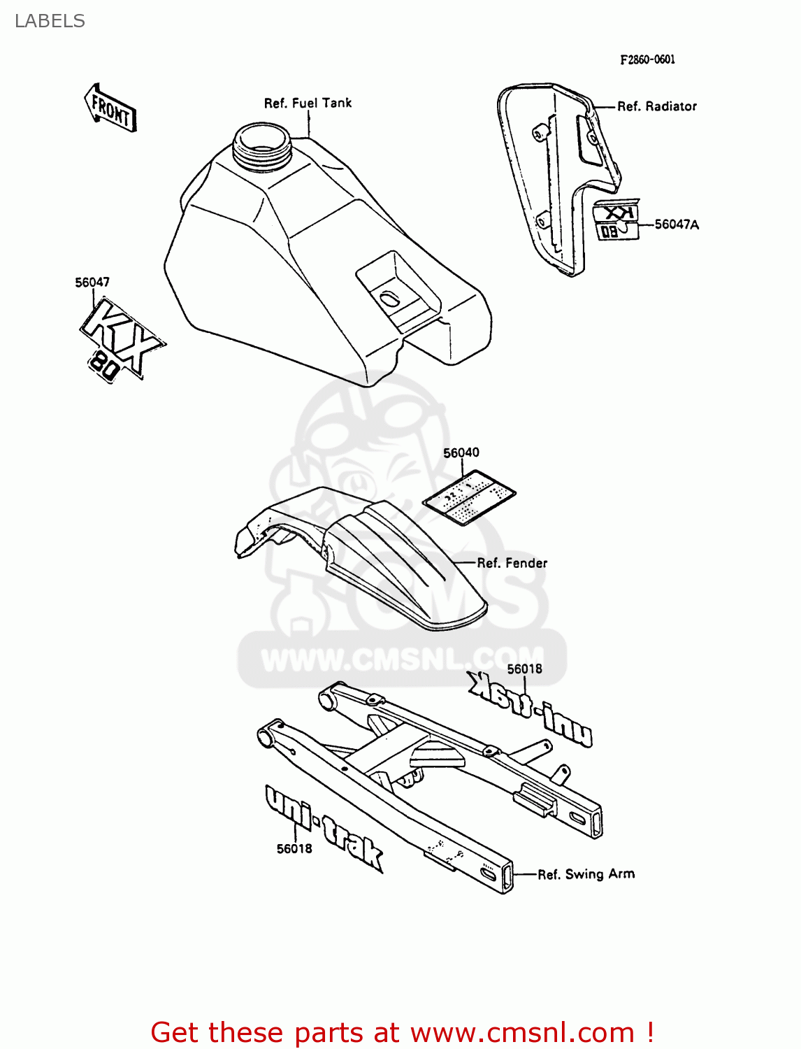 LABELS KX80-M1 1988 AL